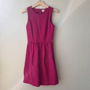J.Crew Womens Sleeveless A-Line‎ Dress XS Pink